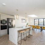 Modern kitchen with cabinetry