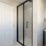 Modern shower cubicle