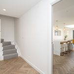 Modern hallway with staircase